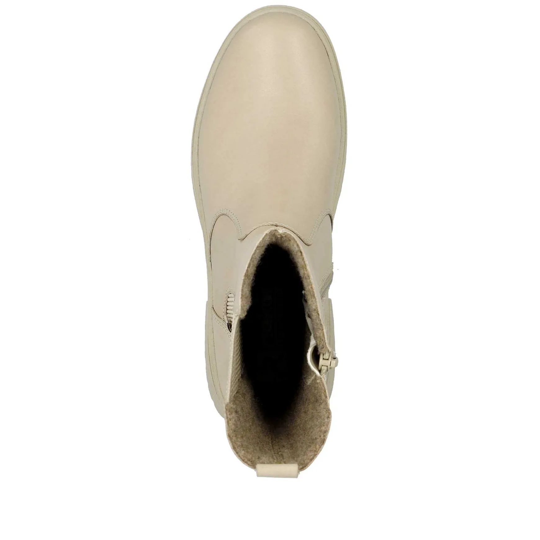 Rieker Women'S Chelsea Boots Cream Beige