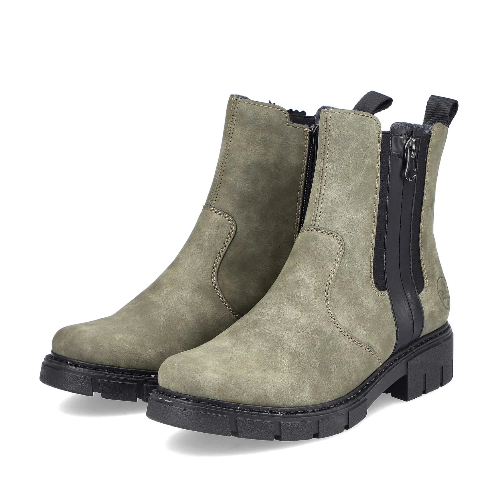 Rieker Women'S Chelsea Boots Leaf Green