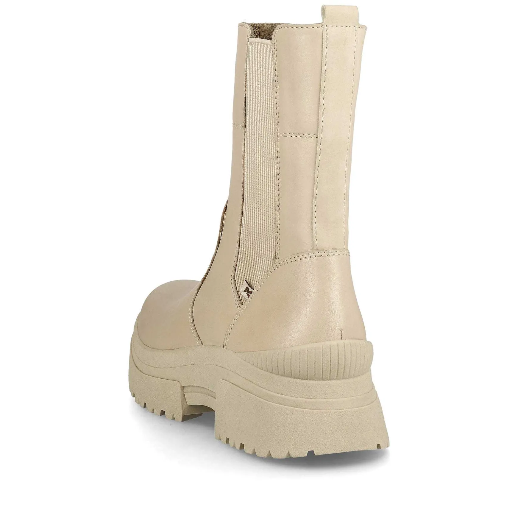 Rieker Women'S Chelsea Boots Cream Beige