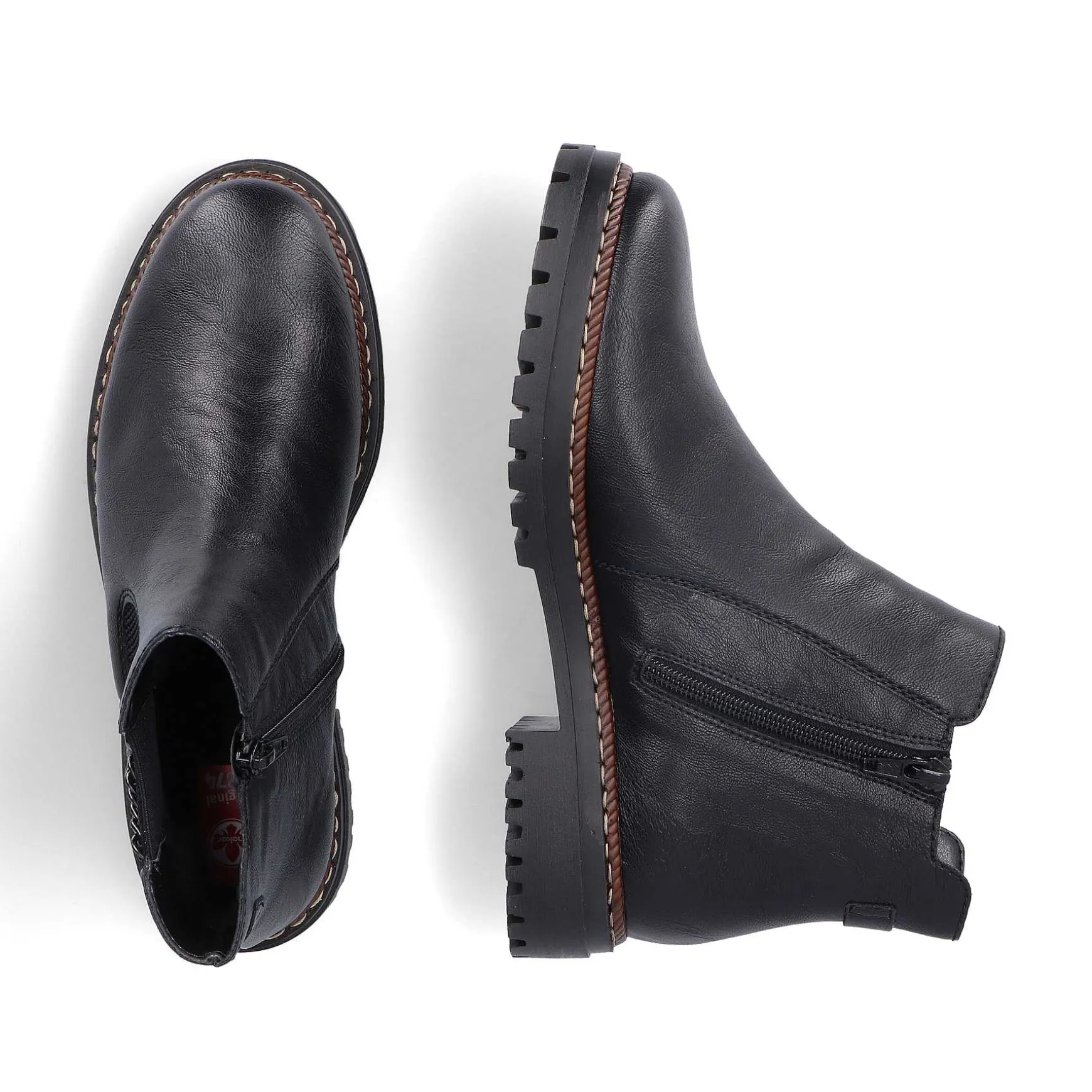 Rieker Women'S Chelsea Boots Night Black