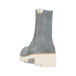 Rieker Women'S Chelsea Boots Gray Blue