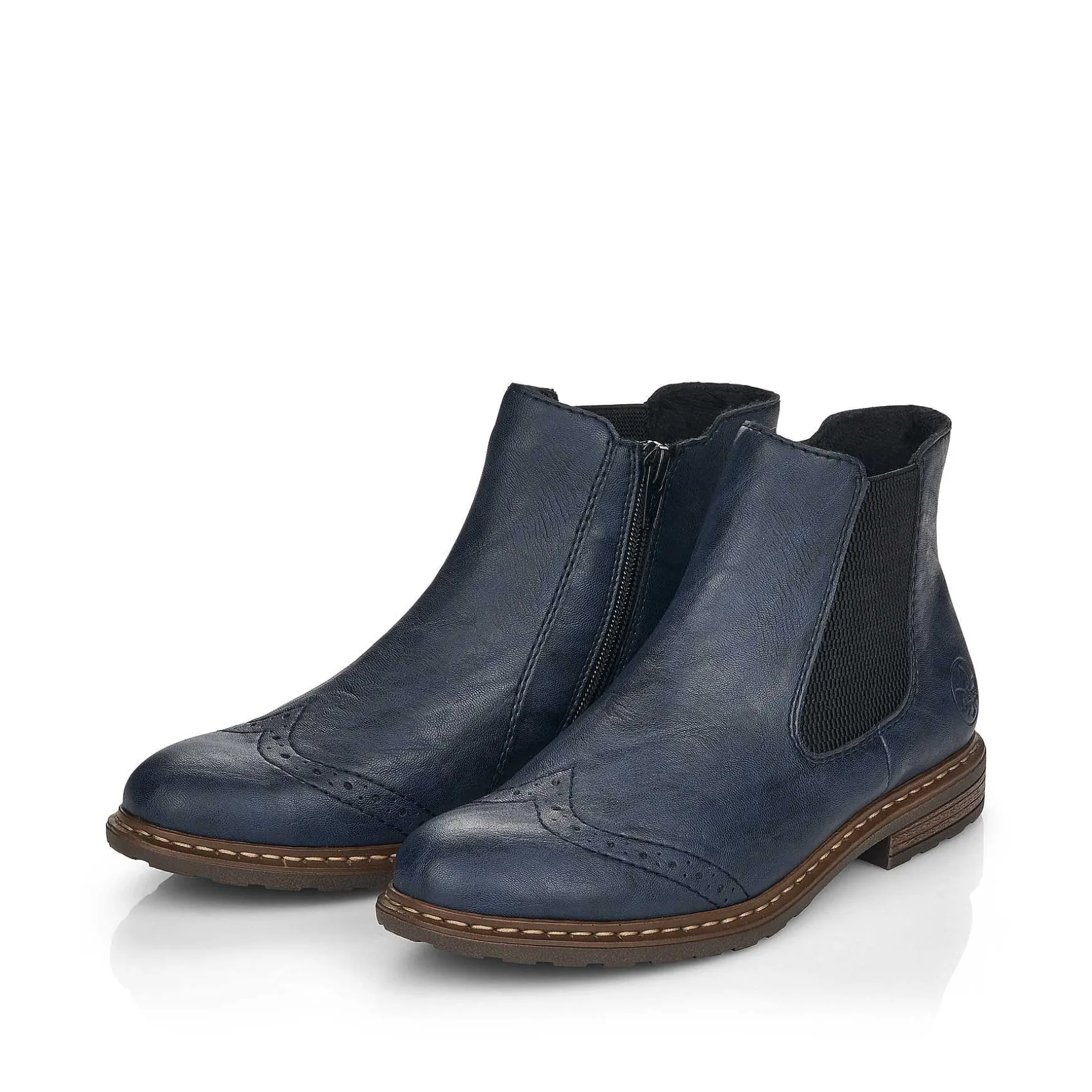 Rieker Women'S Chelsea Boots Navy Blue