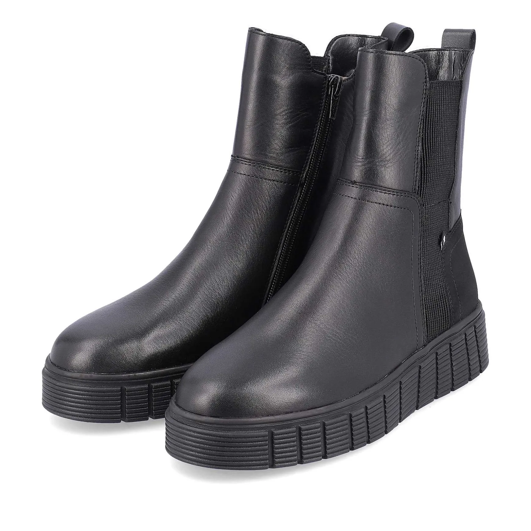 Rieker Women'S Chelsea Boots Midnight Black
