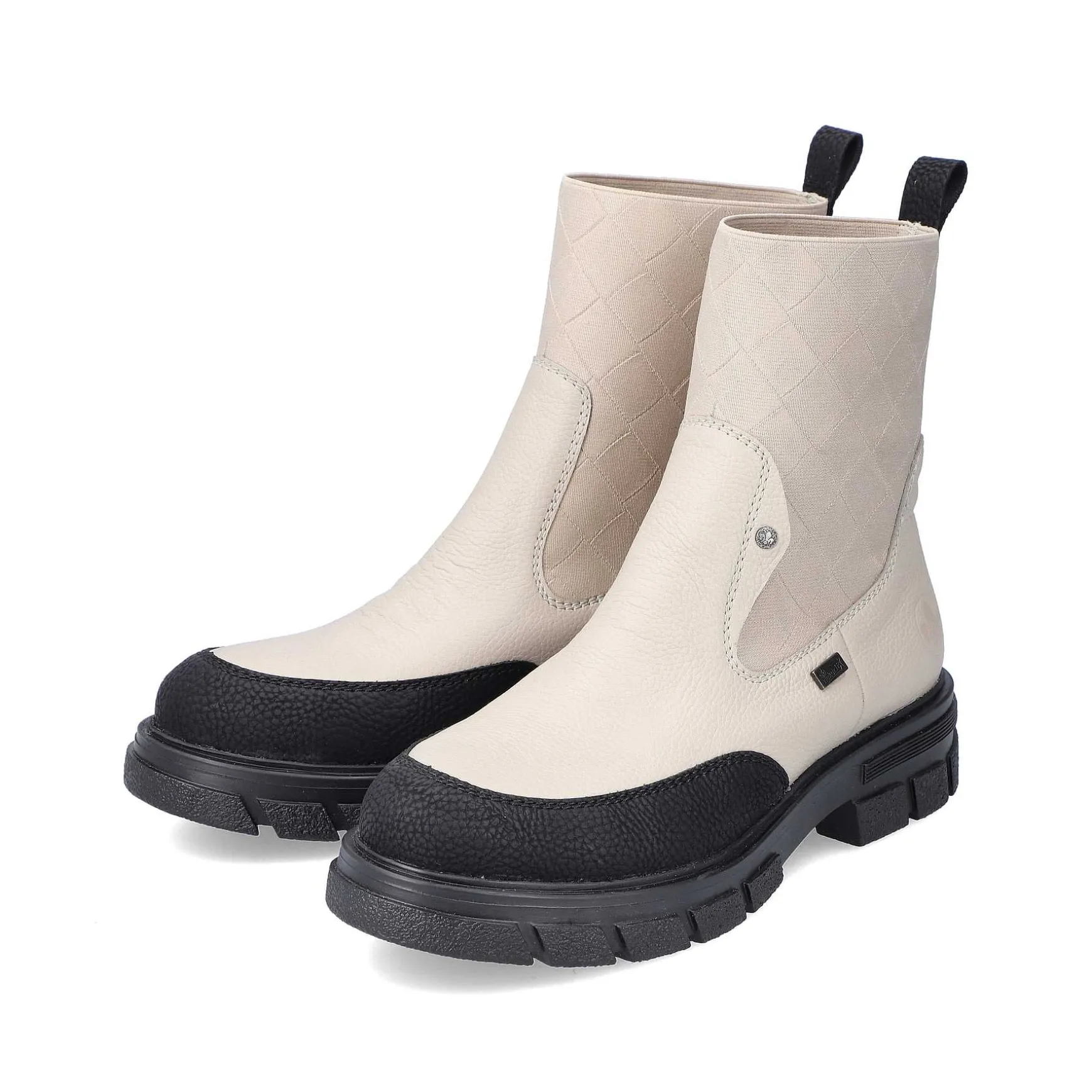Rieker Women'S Chelsea Boots Light Beige
