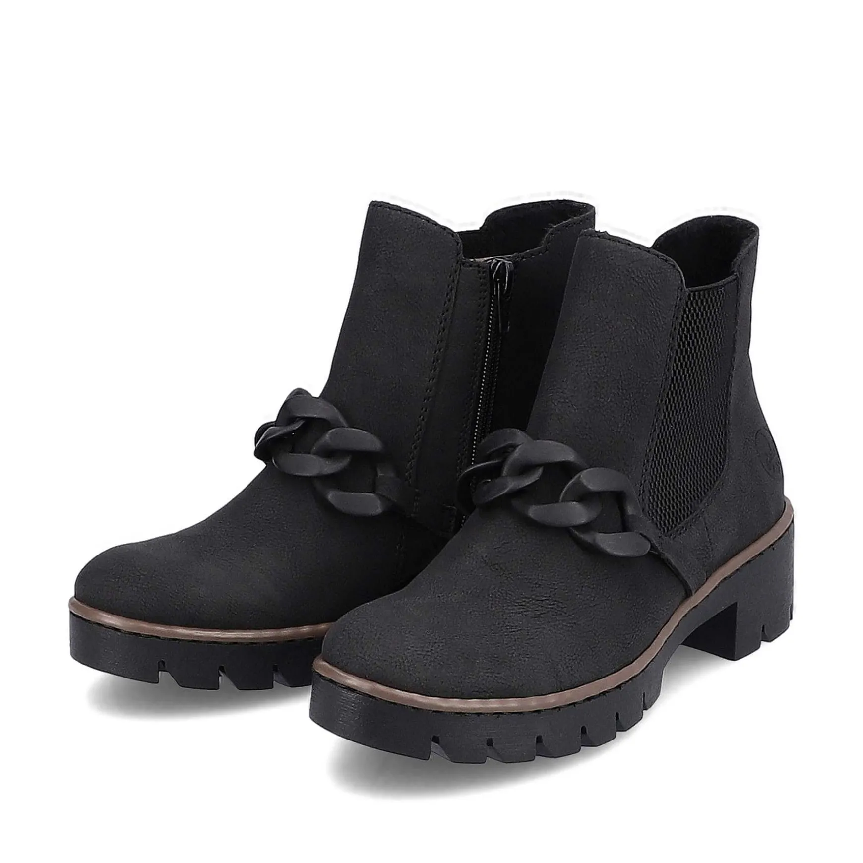 Rieker Women'S Chelsea Boots Jet Black