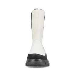 Rieker Women'S Chelsea Boots Cream White