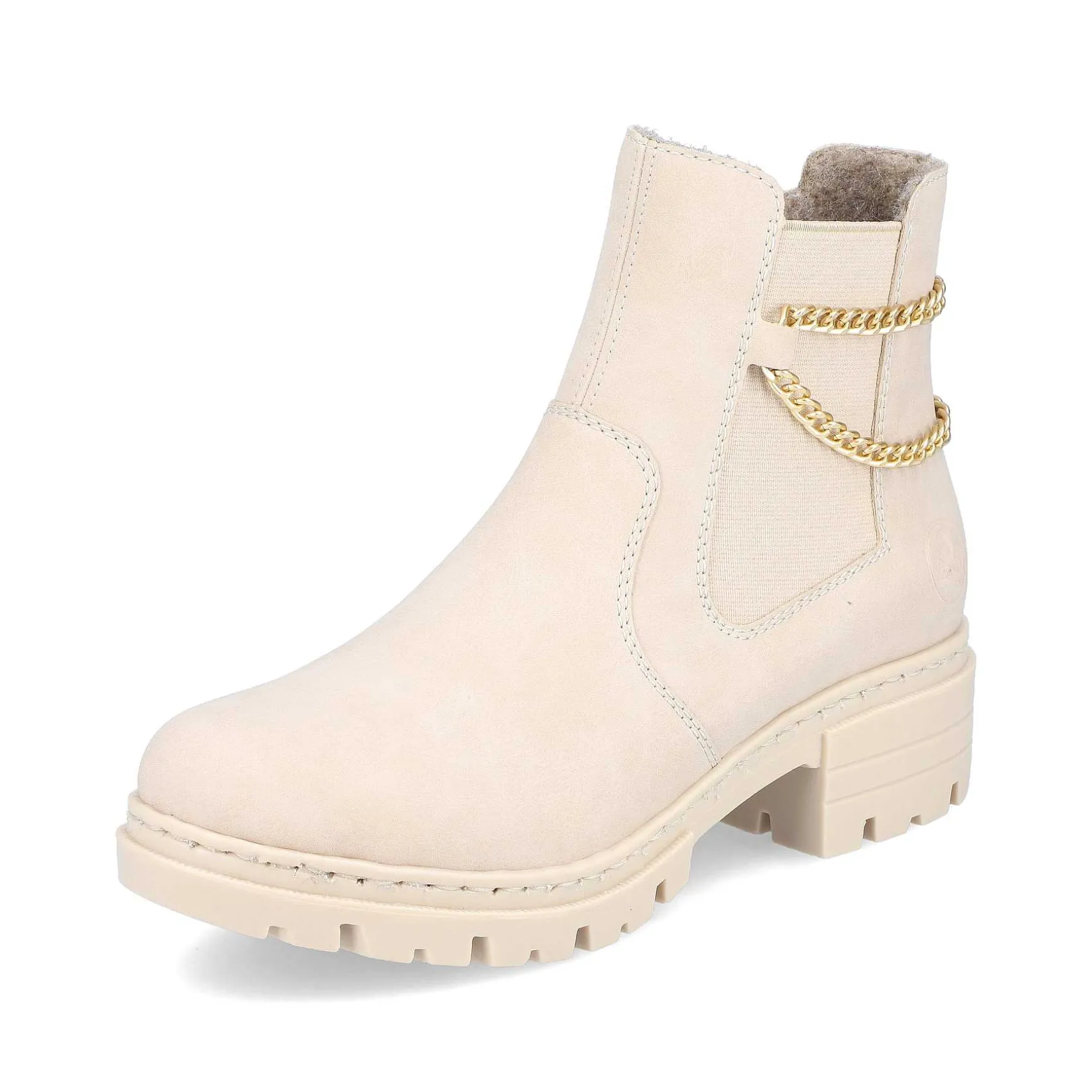 Rieker Women'S Chelsea Boots Light Beige
