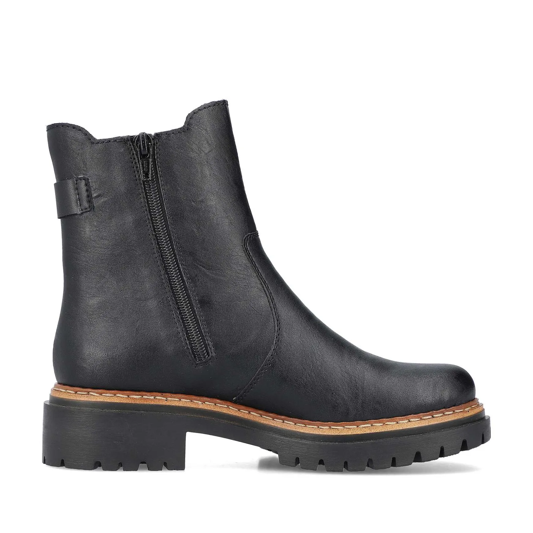 Rieker Women'S Chelsea Boots Asphalt Black