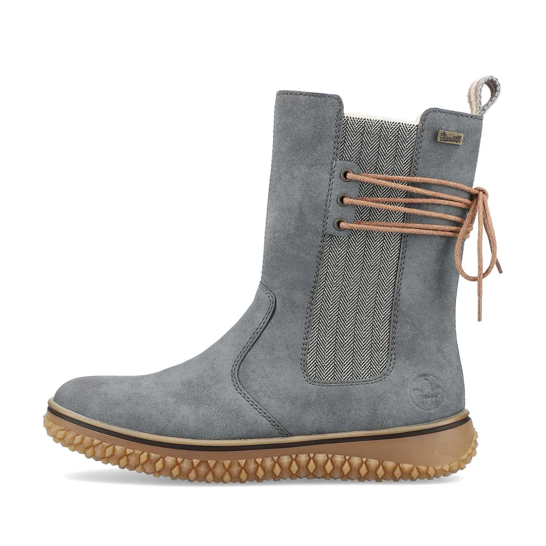 Rieker Women'S Chelsea Boots Blue Gray