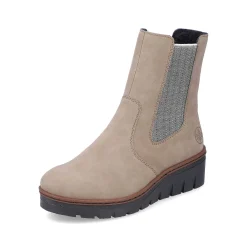 Rieker Women'S Chelsea Boots Champagne