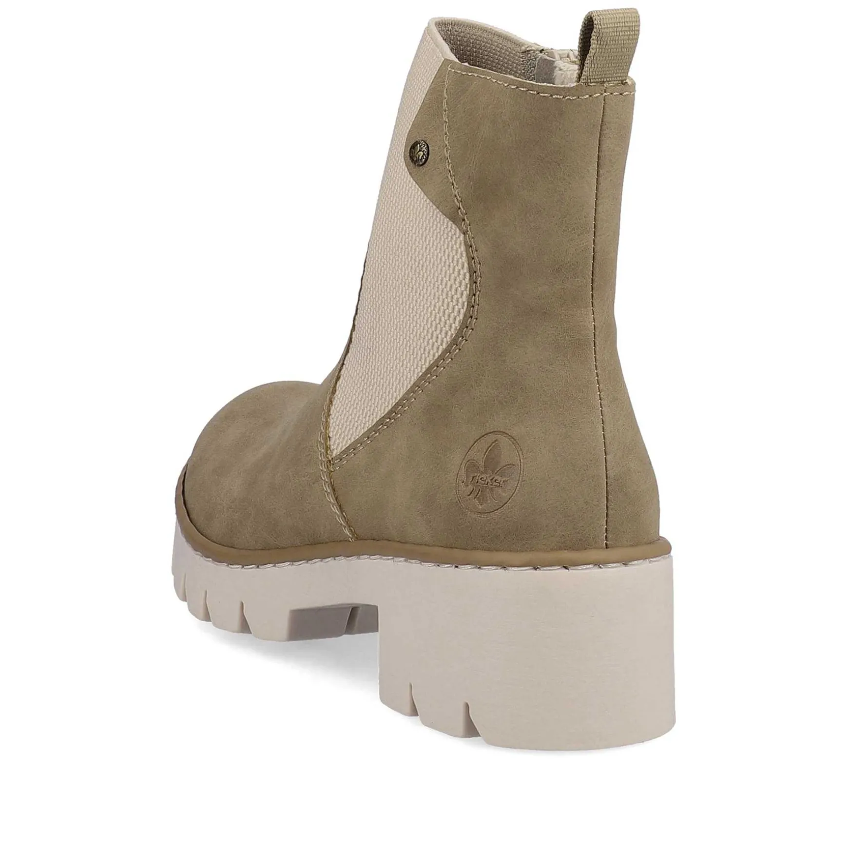 Rieker Women'S Chelsea Boots Beige Brown