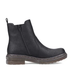 Rieker Women'S Chelsea Boots Asphalt Black