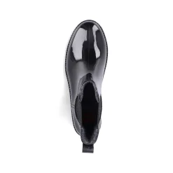 Rieker Women'S Chelsea Boots Glossy Black
