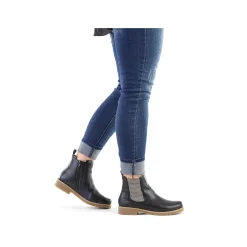 Rieker Women'S Chelsea Boots Jet Black
