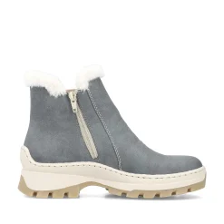 Rieker Women'S Chelsea Boots Grey-Blue-Beige