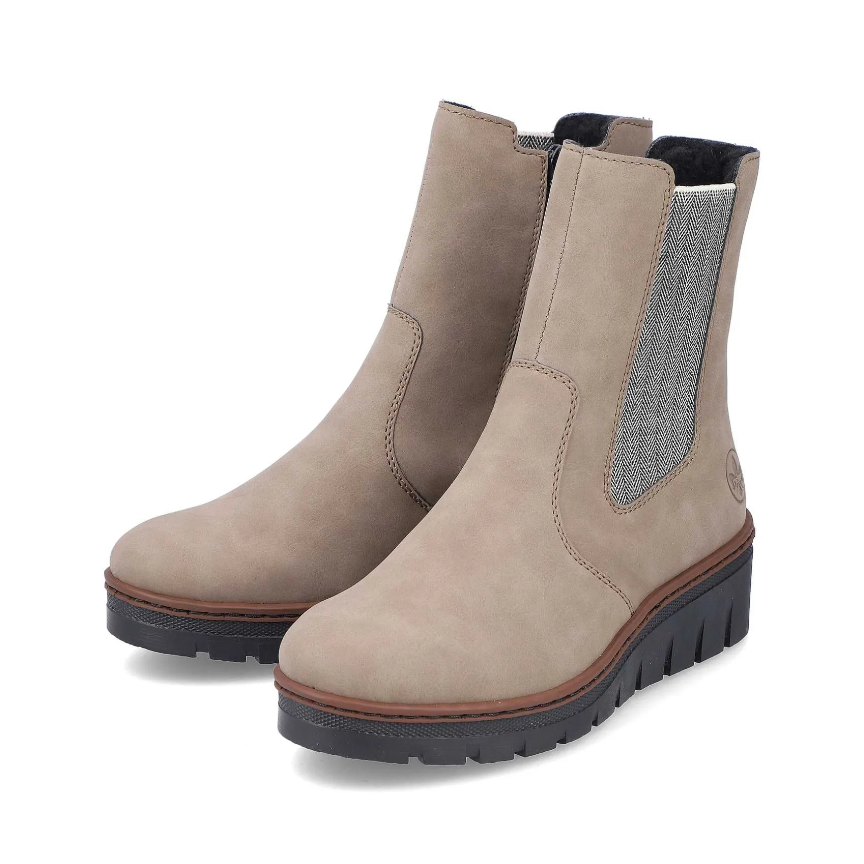 Rieker Women'S Chelsea Boots Champagne