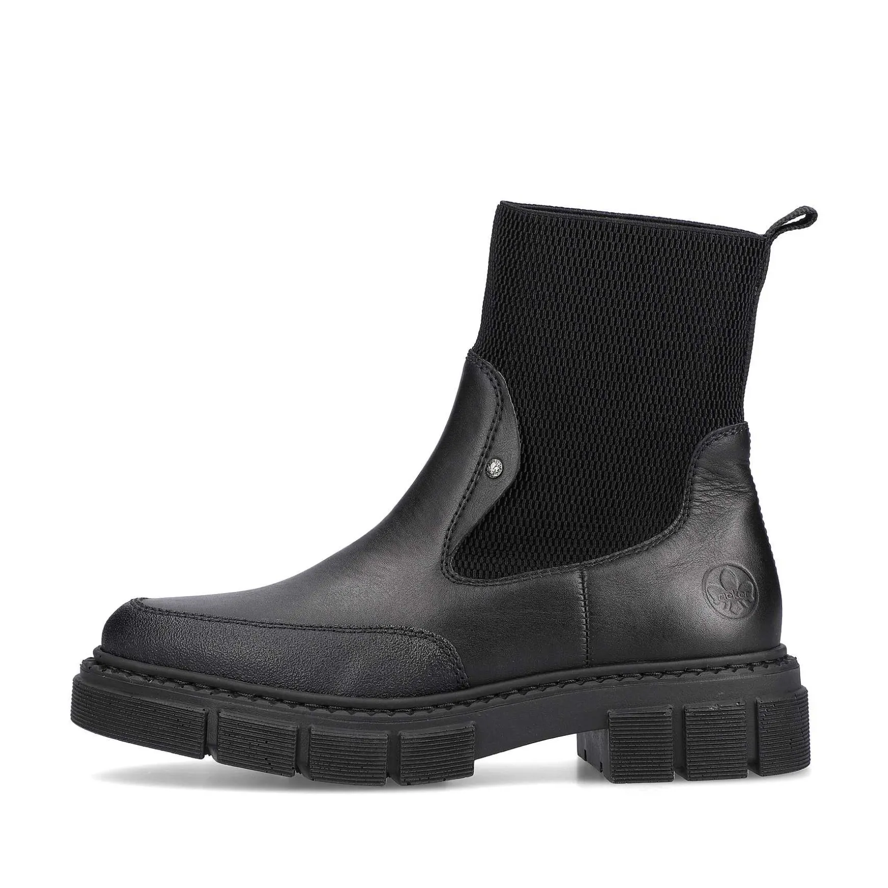 Rieker Women'S Chelsea Boots Jet Black