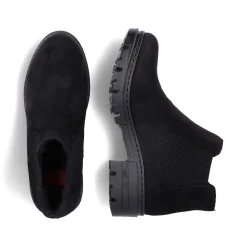 Rieker Women'S Chelsea Boots Graphite Black