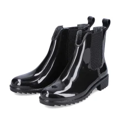 Rieker Women'S Chelsea Boots Glossy Black