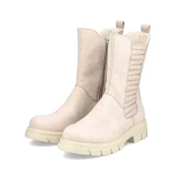 Rieker Women'S Chelsea Boots Light Beige
