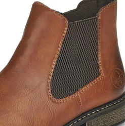 Rieker Women'S Chelsea Boots Nougat Brown