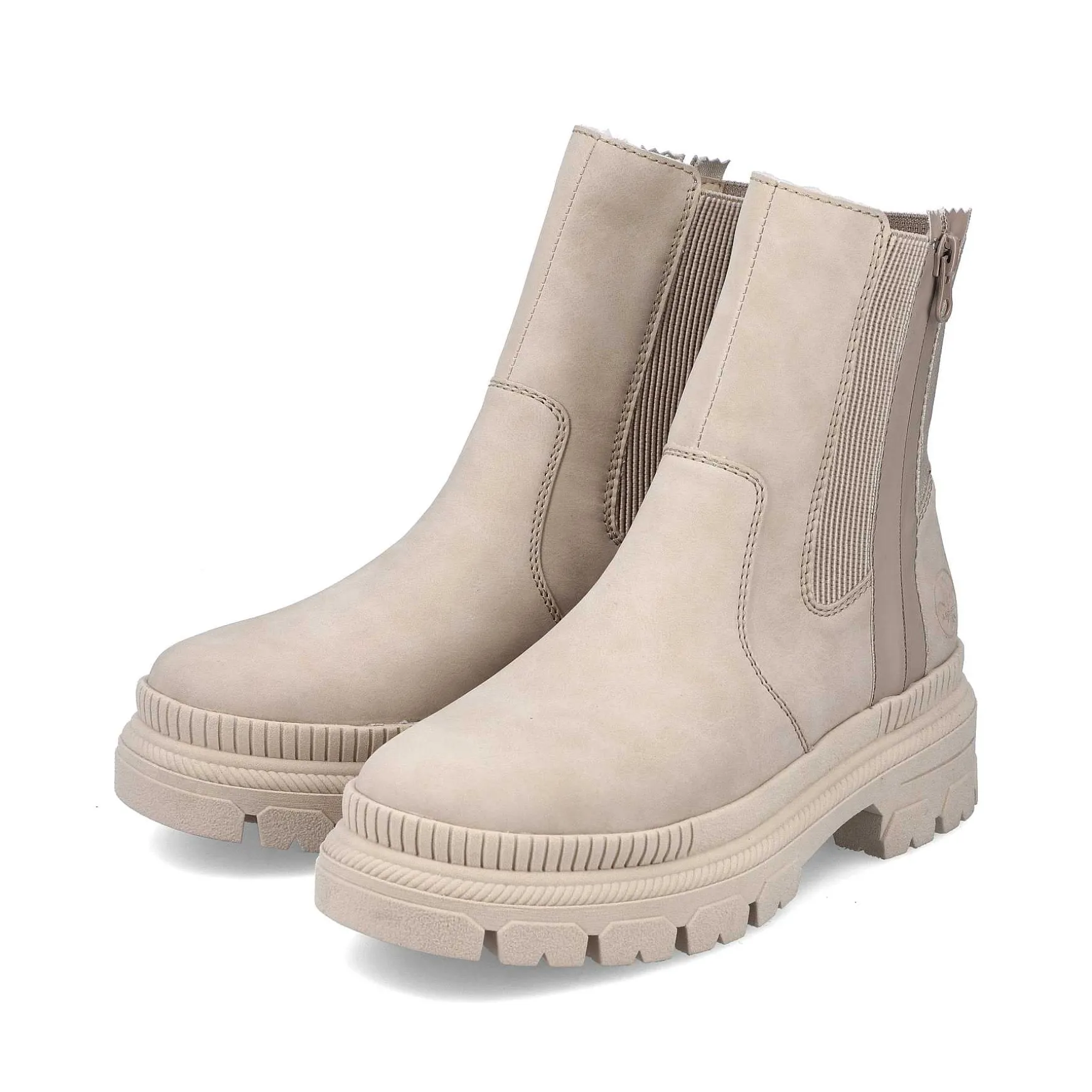 Rieker Women'S Chelsea Boots Champagne