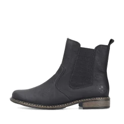 Rieker Women'S Chelsea Boots Jet Black