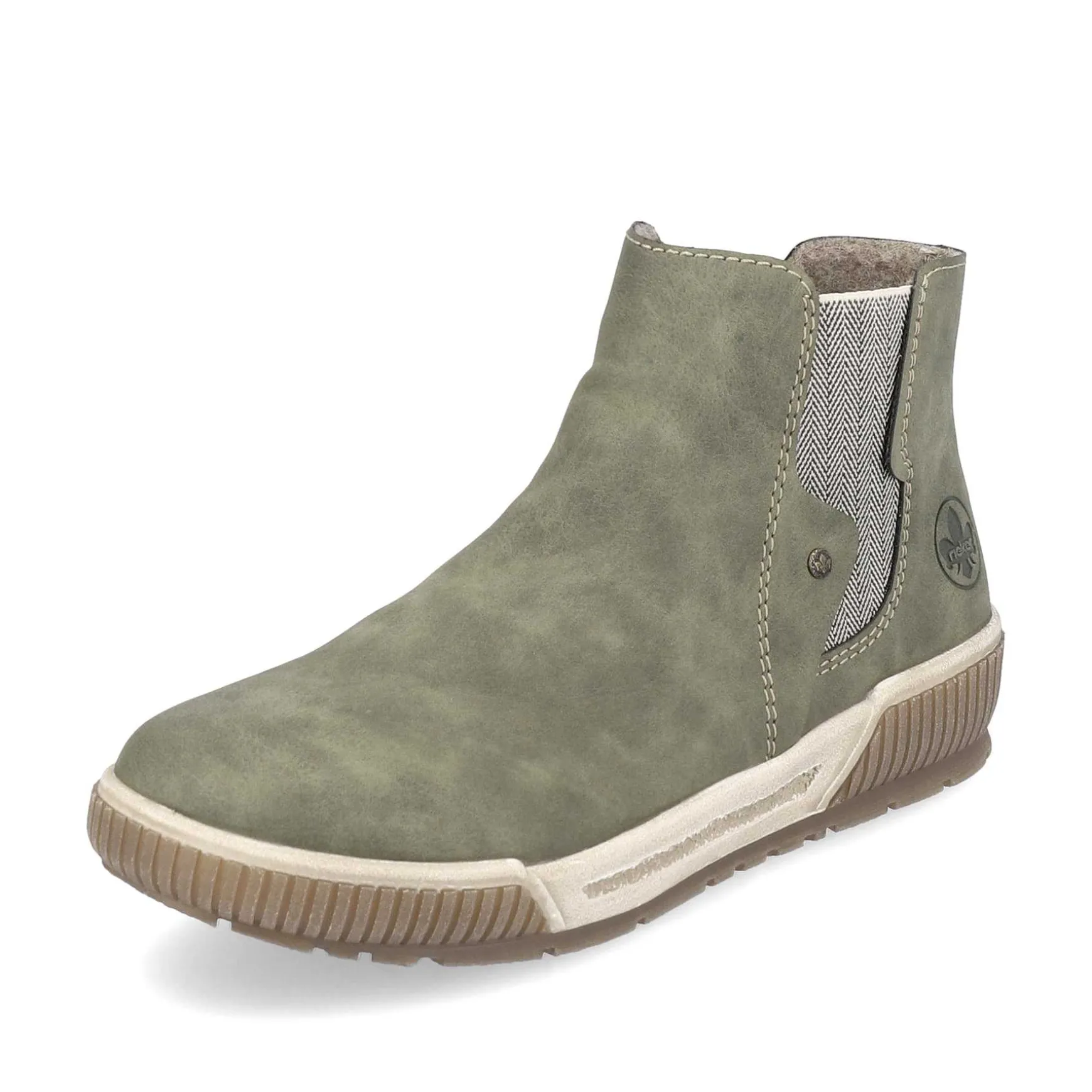 Rieker Women'S Chelsea Boots Khaki
