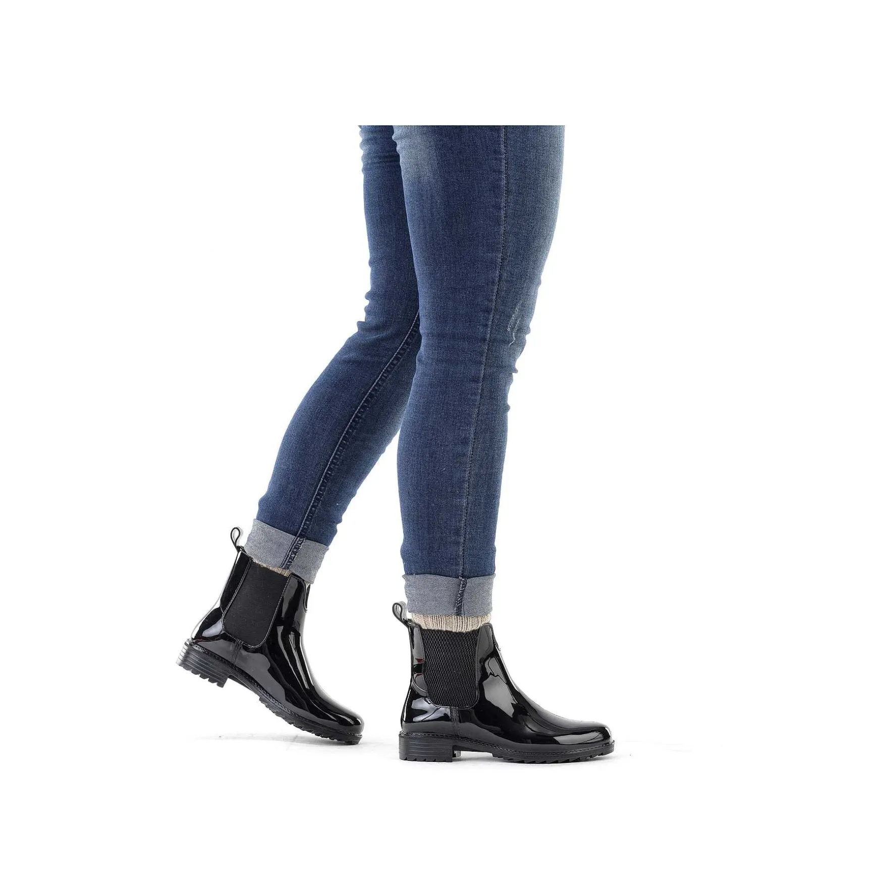 Rieker Women'S Chelsea Boots Jet Black