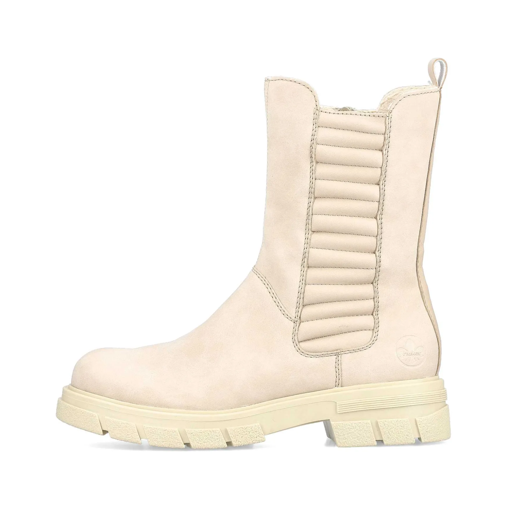 Rieker Women'S Chelsea Boots Light Beige