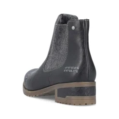 Rieker Women'S Chelsea Boots Asphalt Black