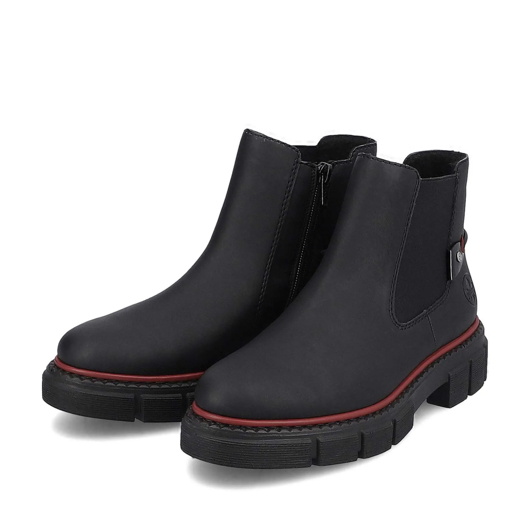 Rieker Women'S Chelsea Boots Jet Black