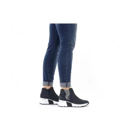 Rieker Women'S Chelsea Boots Dark Blue