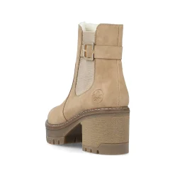 Rieker Women'S Chelsea Boots Brown Beige