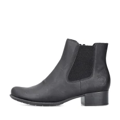 Rieker Women'S Chelsea Boots Midnight Black