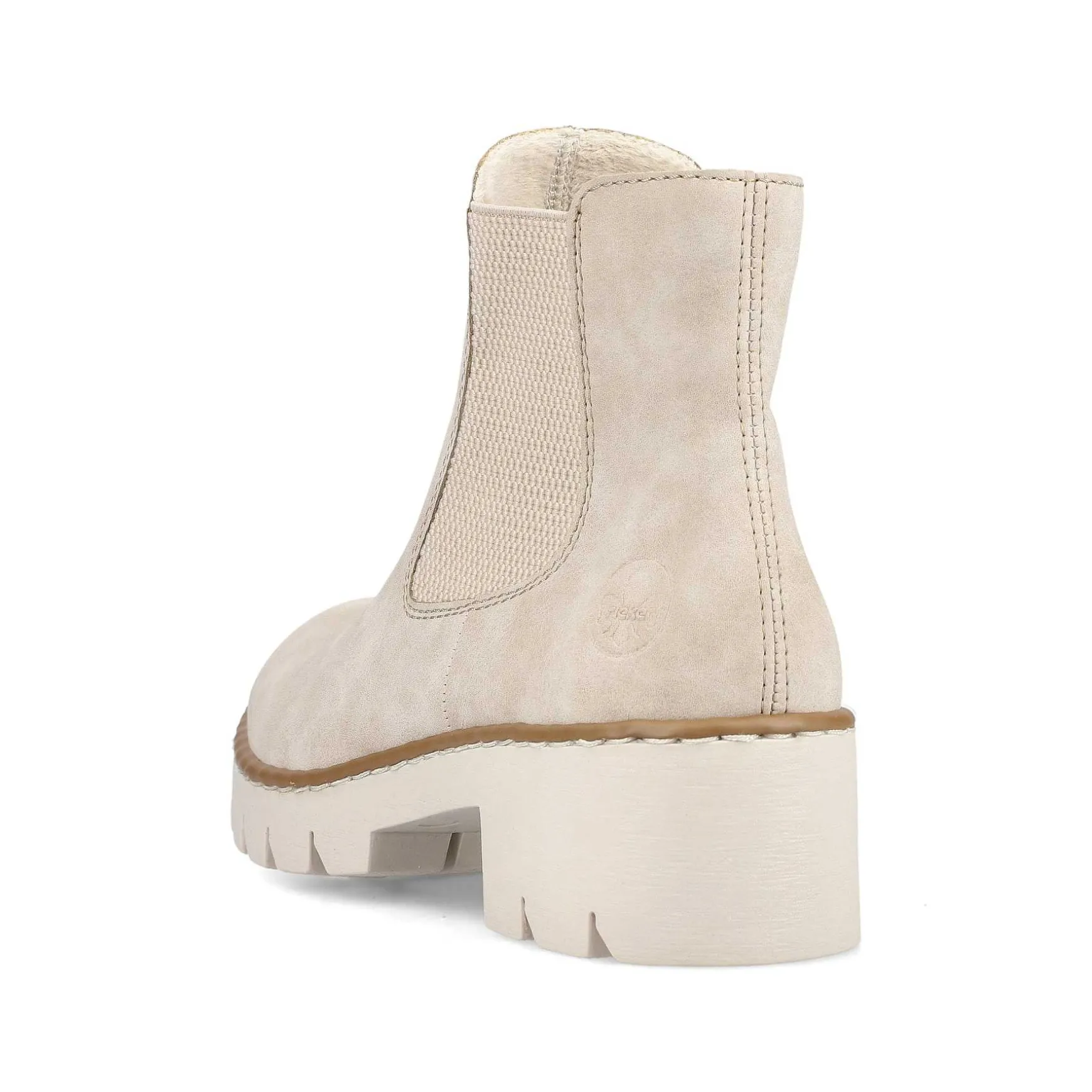 Rieker Women'S Chelsea Boots Sand Beige