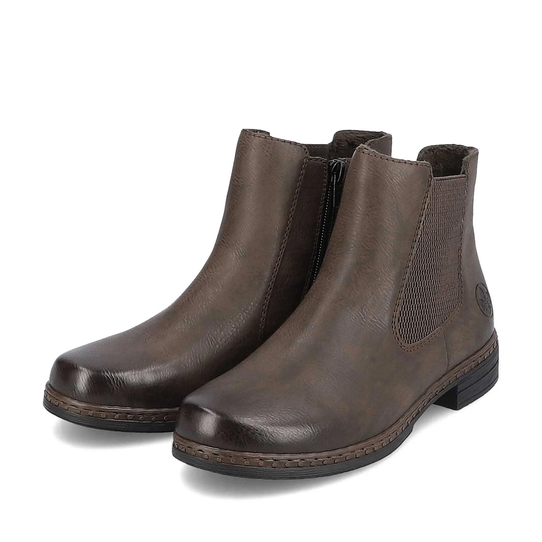 Rieker Women'S Chelsea Boots Nut Brown
