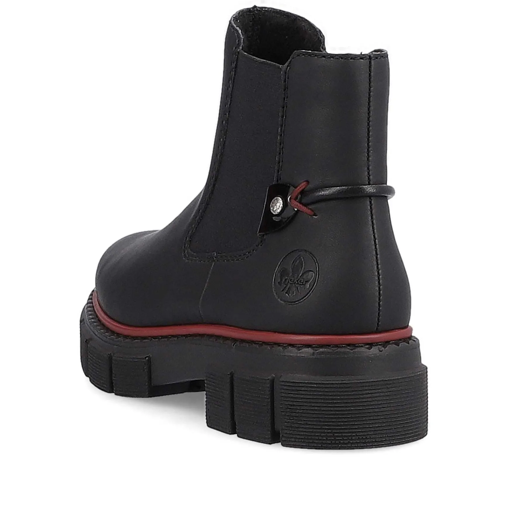 Rieker Women'S Chelsea Boots Jet Black