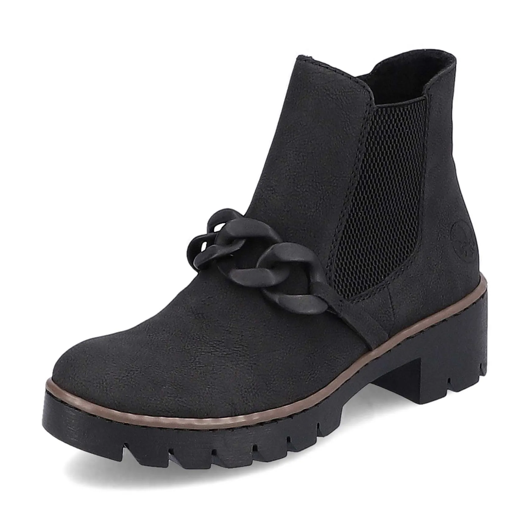 Rieker Women'S Chelsea Boots Jet Black