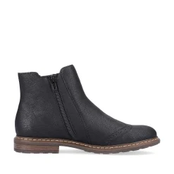 Rieker Women'S Chelsea Boots Asphalt Black