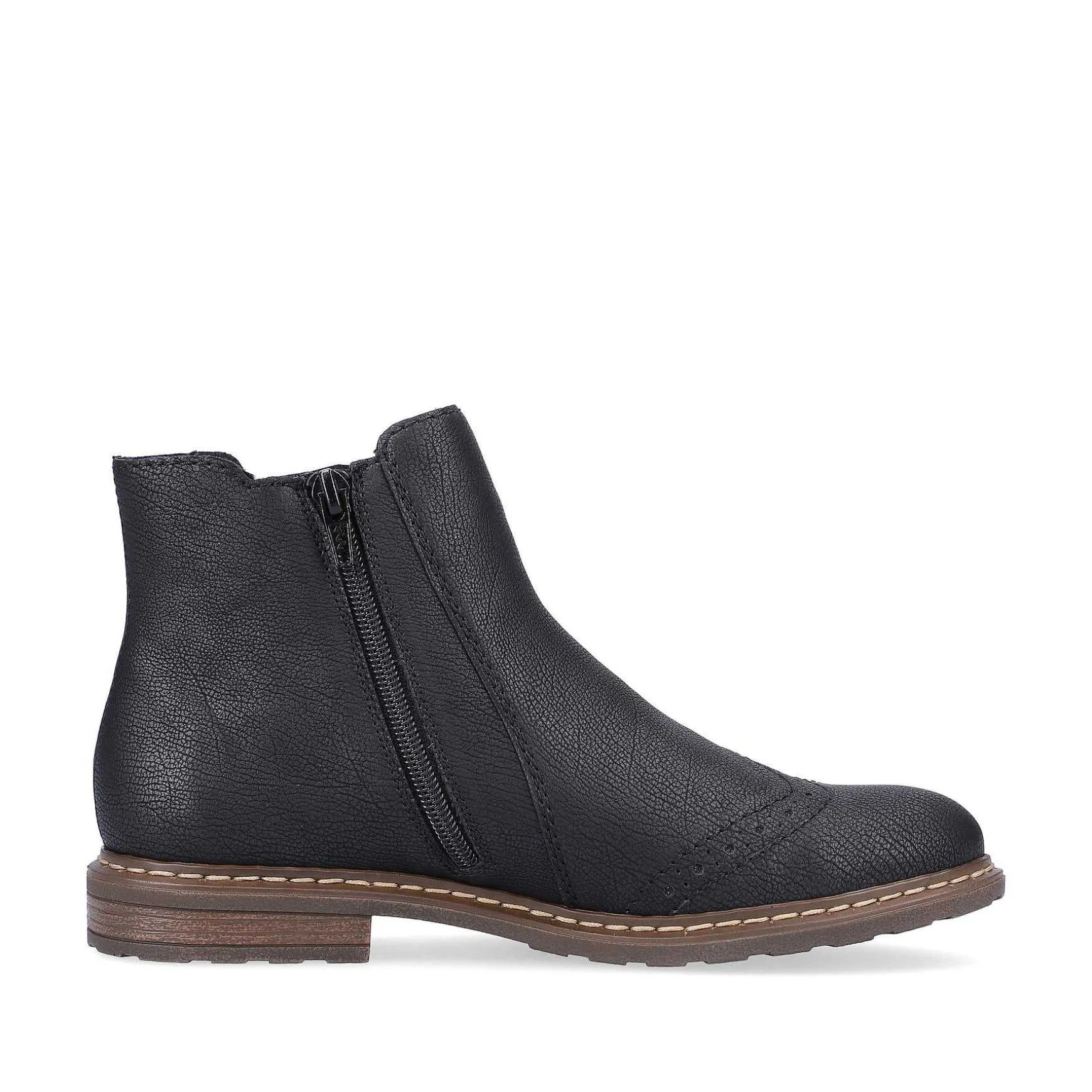 Rieker Women'S Chelsea Boots Asphalt Black