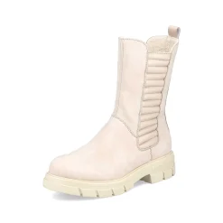 Rieker Women'S Chelsea Boots Light Beige