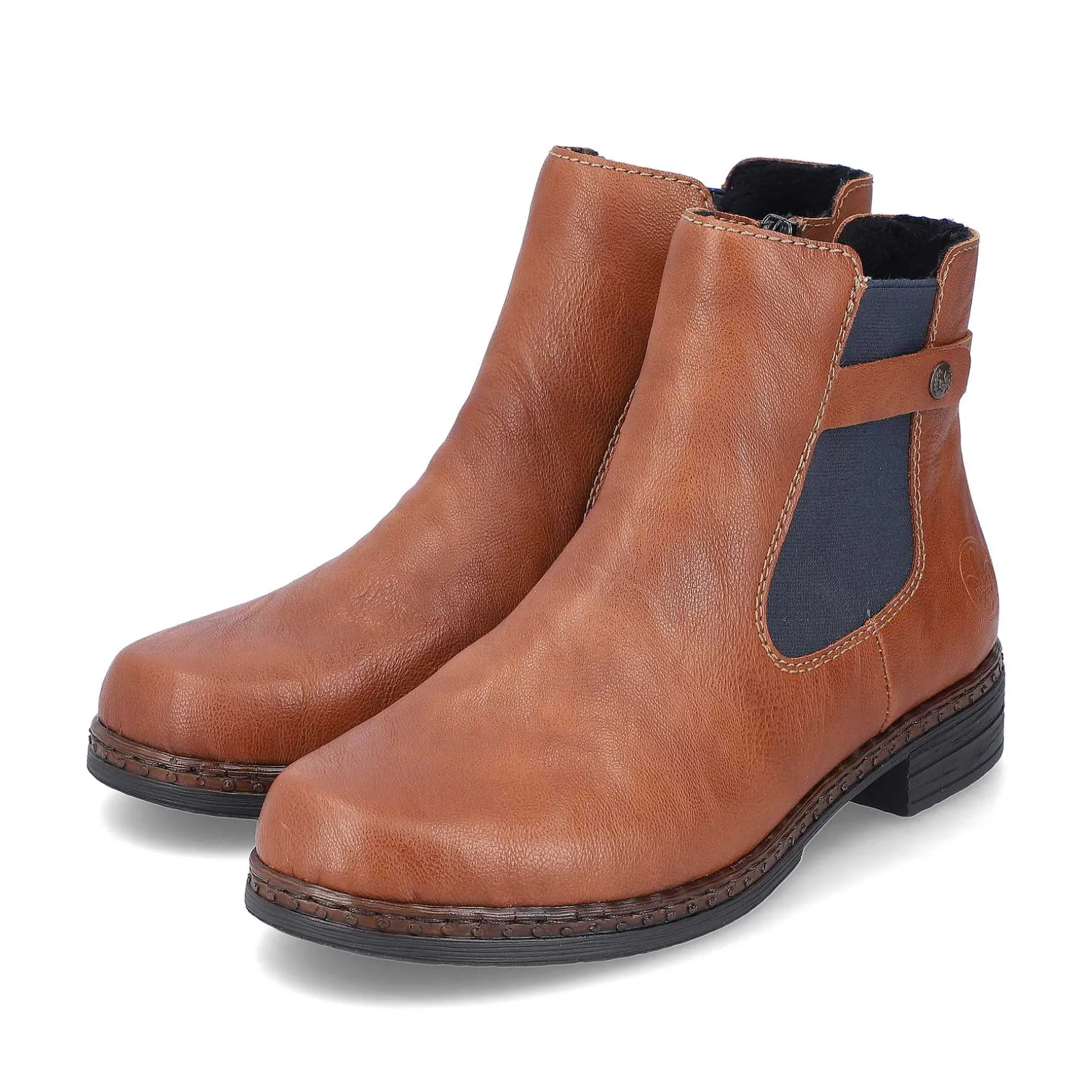 Rieker Women'S Chelsea Boots Fox Brown