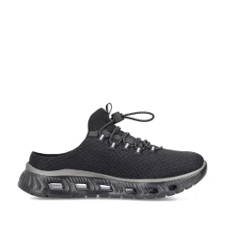 Rieker Women'S Clogs Asphalt Black
