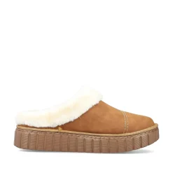 Rieker Women'S Clogs Caramel Brown