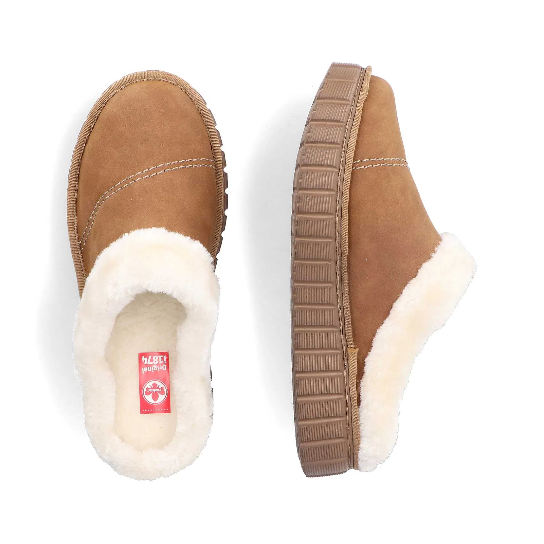 Rieker Women'S Clogs Caramel Brown