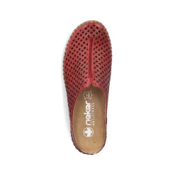 Rieker Women'S Clogs Dark Red