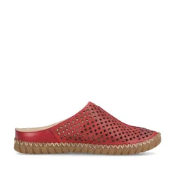 Rieker Women'S Clogs Dark Red