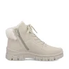 Rieker Women'S Corded Boots Light Beige