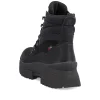 Rieker Women'S Corded Boots Diamond Black